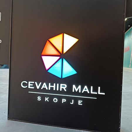 33Rd Floor Twin Apartments In Cevahir Sky City Complex With Pool, Spa, Fitness And Parking Included In Price Скопье Экстерьер фото