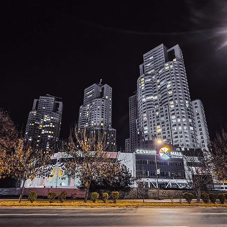 33Rd Floor Twin Apartments In Cevahir Sky City Complex With Pool, Spa, Fitness And Parking Included In Price Скопье Экстерьер фото