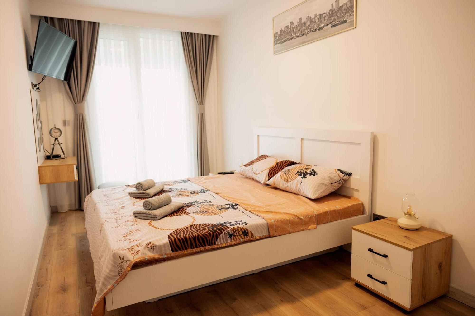 33Rd Floor Twin Apartments In Cevahir Sky City Complex With Pool, Spa, Fitness And Parking Included In Price Скопье Экстерьер фото