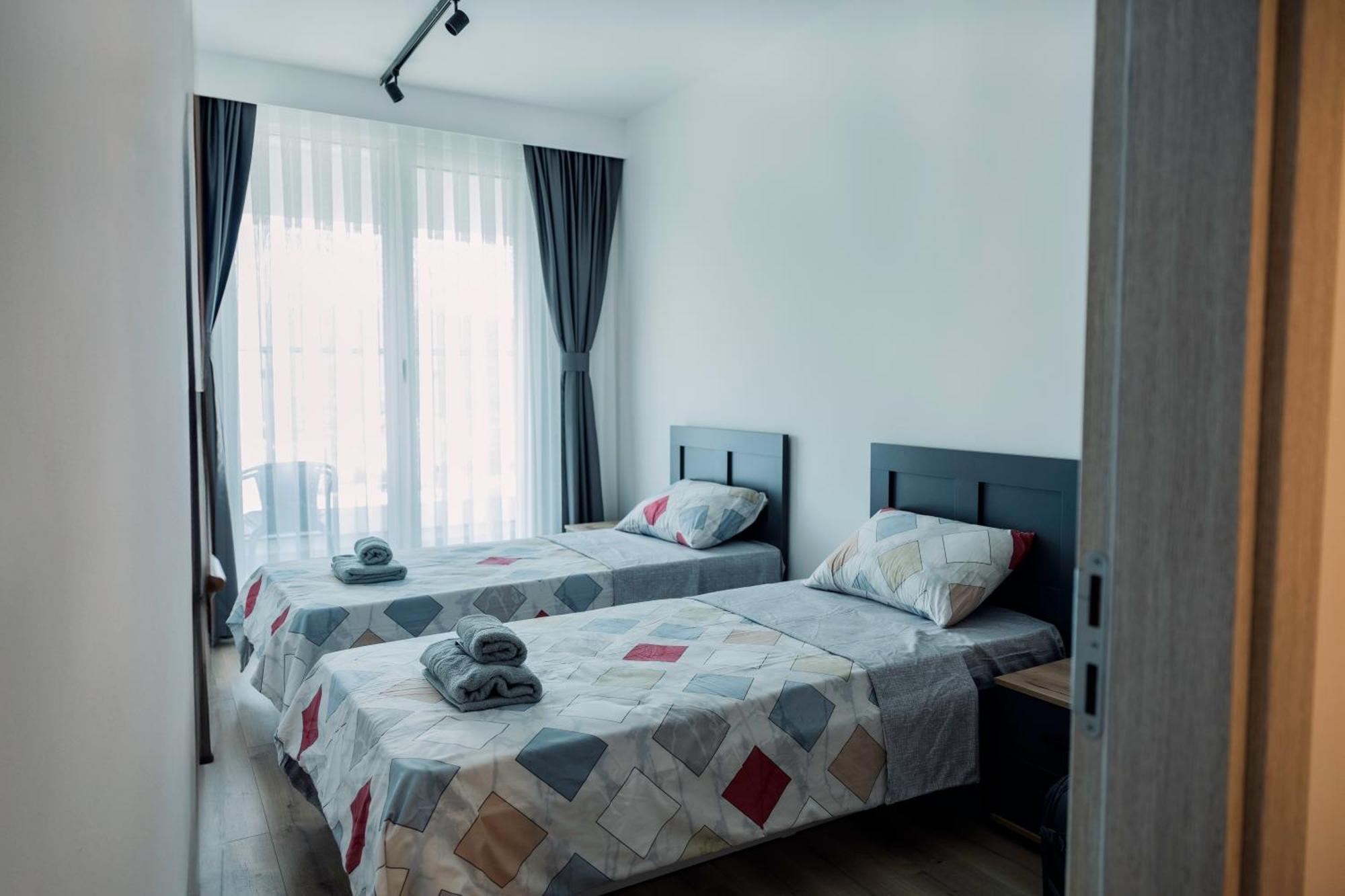 33Rd Floor Twin Apartments In Cevahir Sky City Complex With Pool, Spa, Fitness And Parking Included In Price Скопье Экстерьер фото