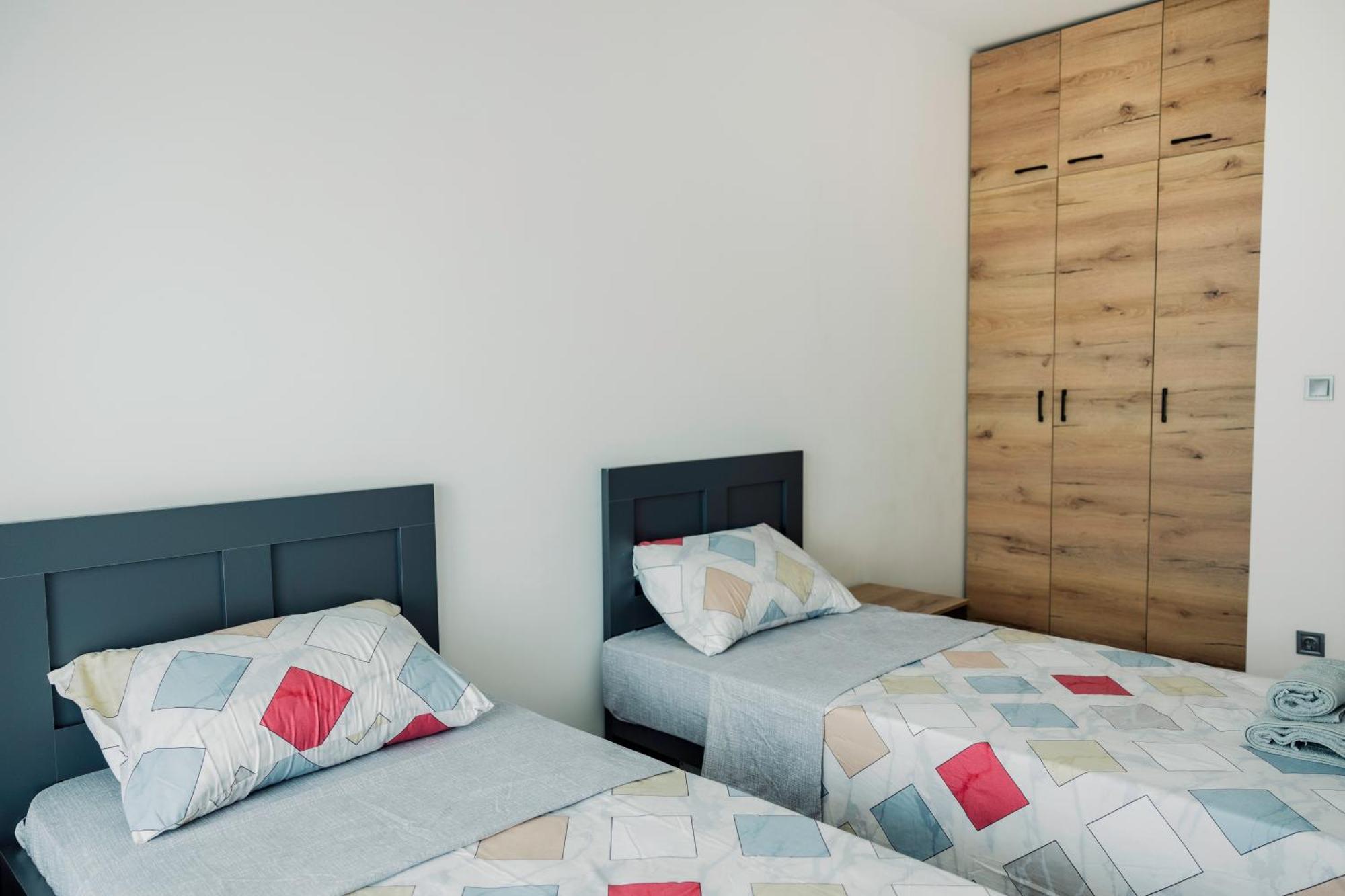 33Rd Floor Twin Apartments In Cevahir Sky City Complex With Pool, Spa, Fitness And Parking Included In Price Скопье Экстерьер фото