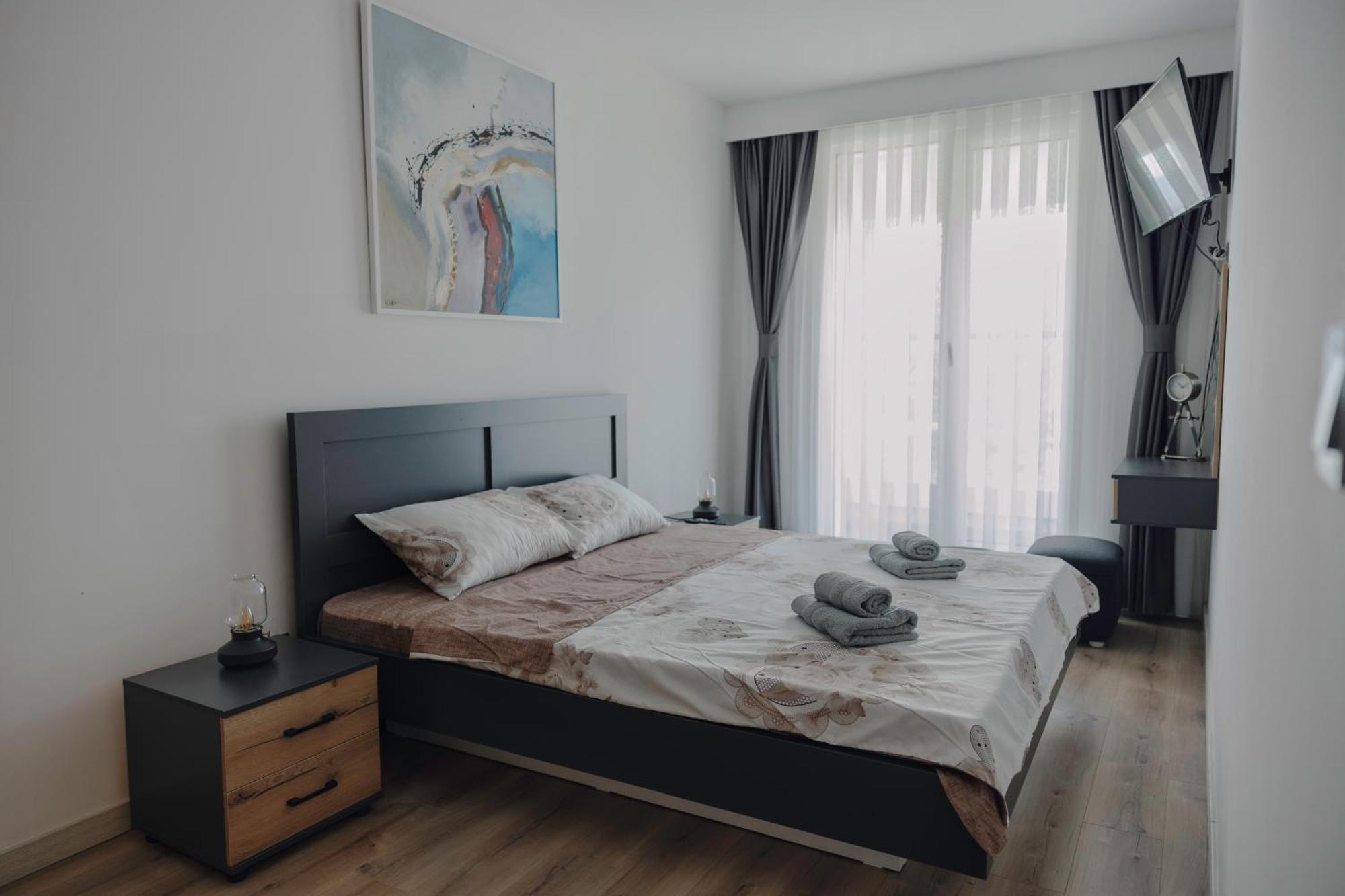 33Rd Floor Twin Apartments In Cevahir Sky City Complex With Pool, Spa, Fitness And Parking Included In Price Скопье Экстерьер фото